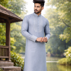 MENS PREMIUM PANJABI - ASH